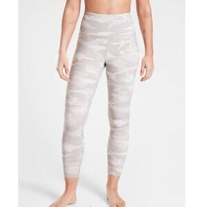 NWT Athleta Elation Camo 7/8 Tight Leggings - 1X - Taupe  Camo - 1X